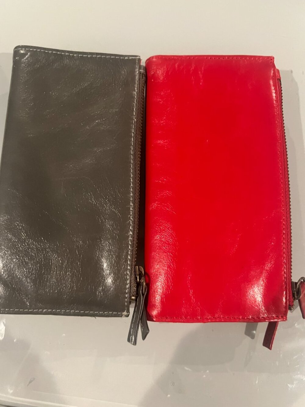 NWT TWO (2) Latico Leather Wallet Bundle -RED and CLY- - Picture 5 of 6